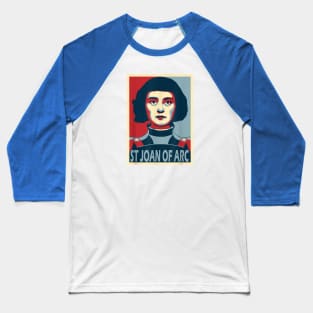 St Joan of Arc Am Not Afraid I Was Born Do This Saint Baseball T-Shirt